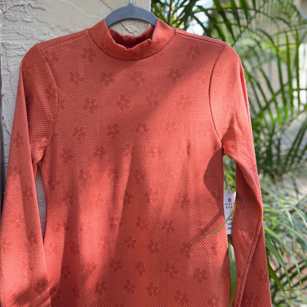 💦💦 BILLABONG 💦💦 Salty Blonde Coconut Flowers Long Sleeve Bodycon Mini Dr… - Picture 8 of 14